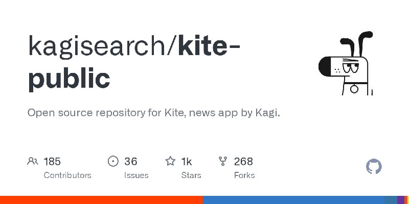 GitHub - kagisearch/kite-public: Open source repository for Kite, news app by Kagi.