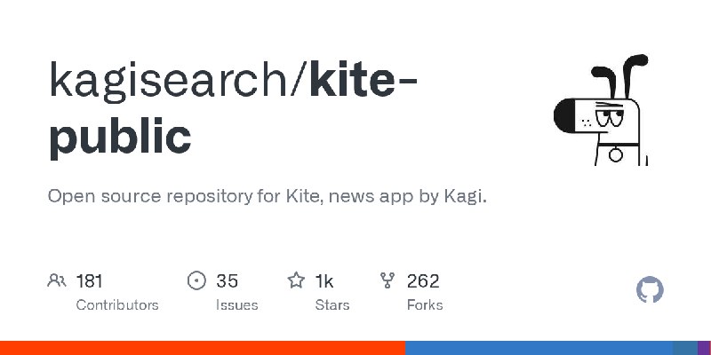 GitHub - kagisearch/kite-public: Open source repository for Kite, news app by Kagi.