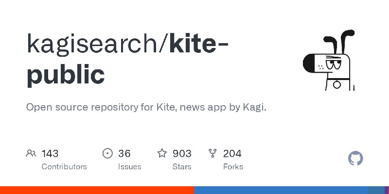 GitHub - kagisearch/kite-public: Open source repository for Kite, news app by Kagi.