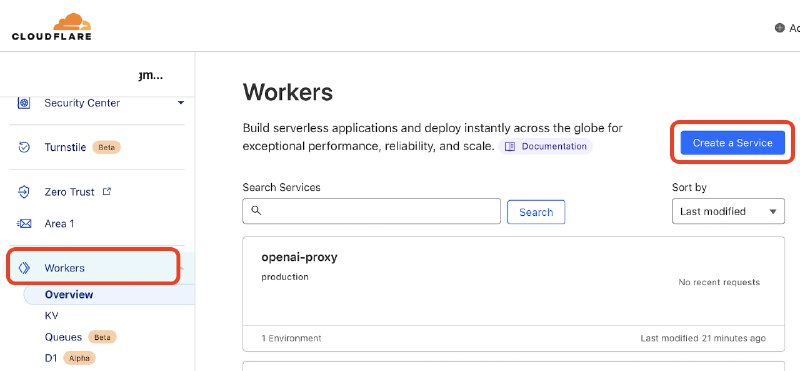 🧩 使用 Cloudflare Workers 让 OpenAI API 绕过 GFW 且避免被封禁🔗 